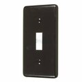American Imaginations Rectangle Black Electrical Switch Plate Plastic AI-37138